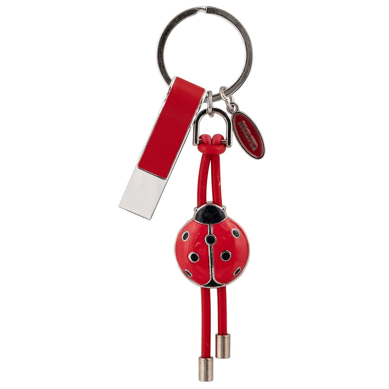 PORTACHIAVI CON MEMORIA USB COCCINELLA ROSSA